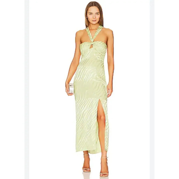 Saylor Connor Midi Dress in Matcha Size Medium - Picture 1 of 12